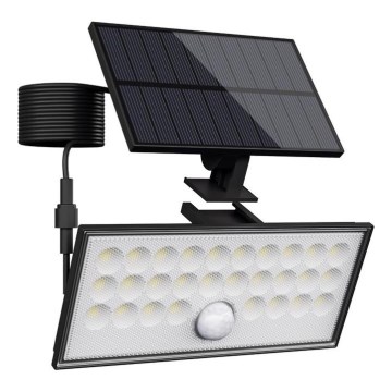 Top Light - LED Solární nástěnný reflektor se senzorem HELEON VARIO LED/8W/3,7V IP65 4000K 2200 mAh + dálkové ovládání