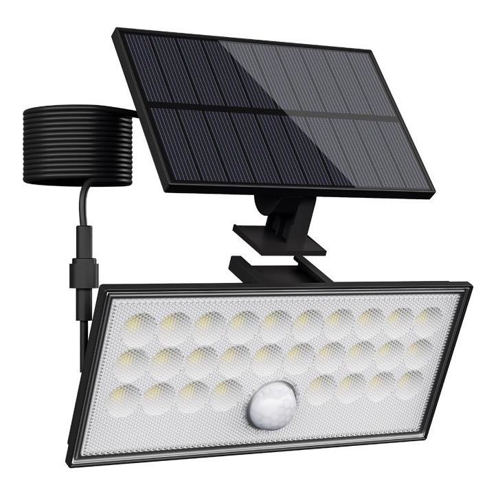 Top Light - LED Solární nástěnný reflektor se senzorem HELEON VARIO LED/8W/3,7V IP65 4000K 2200 mAh + dálkové ovládání