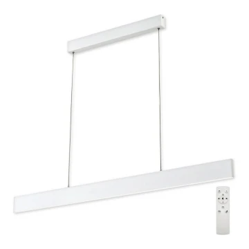Top Light - LED Stmívatelný lustr na lanku LINE LED/30W/230V bílá + dálkové ovládání