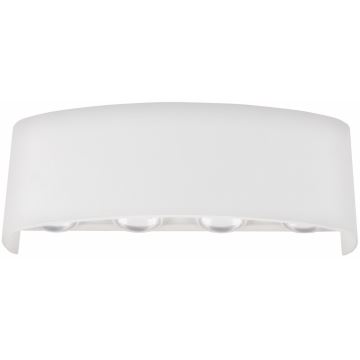 Top Light - LED Venkovní nástěnné svítidlo RAY B LED/8W/230V IP44 4000K bílá