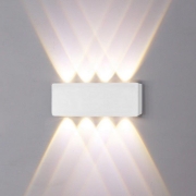 Top Light - LED Venkovní nástěnné svítidlo RAY B LED/8W/230V IP44 4000K bílá