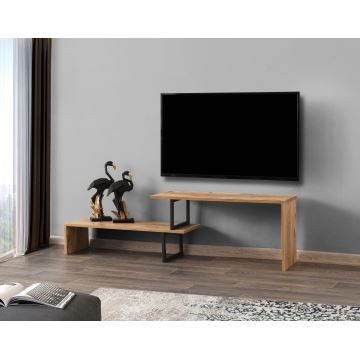 TV stolek OVIT 44x153 cm hnědá/černá