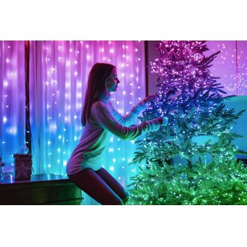 Twinkly - LED RGB Stmívatelný venkovní vánoční řetěz STRINGS 250xLED 23,5m IP44 Wi-Fi