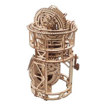 Ugears - 3D dřevěné mechanické puzzle Hodinový strojek s tourbillonem