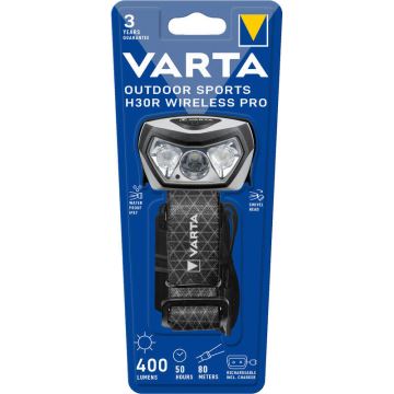 Varta 18650101401 - LED Stmívatelná nabíjecí čelovka OUTDOOR SPORTS LED/5V 1800mAh IPX7