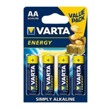 Varta 4106 - 4 ks Alkalické baterie ENERGY AA 1,5V