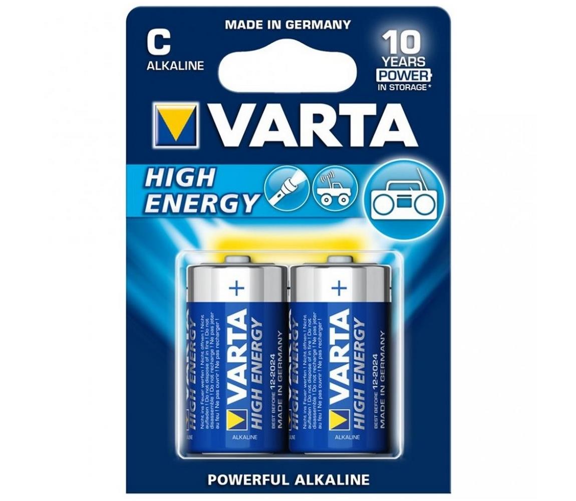 VARTA Varta 4914 - 2 ks Alkalické baterie HIGH ENERGY C 1,5V VA0003