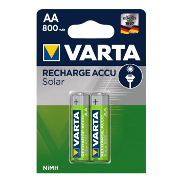 Varta 56736 - 2 ks Nabíjecí baterie SOLAR ACCU AA NiMH/800mAh/1,2V