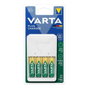 Varta 57657101451 - Nabíječka baterií 4xAA/AAA 2100mAh 230V