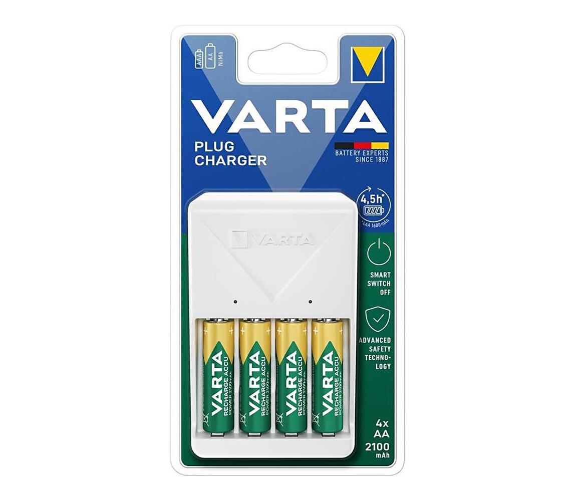 VARTA Varta 57657101451 - Nabíječka baterií 4xAA/AAA 2100mAh 230V 