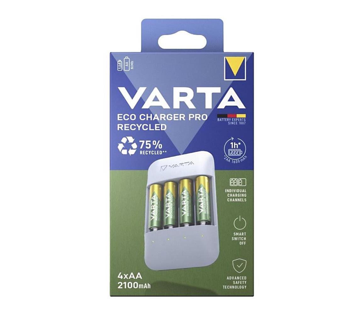 VARTA Varta 57683101121 - Nabíječka baterií 4xAA/AAA 2100mAh 5V 