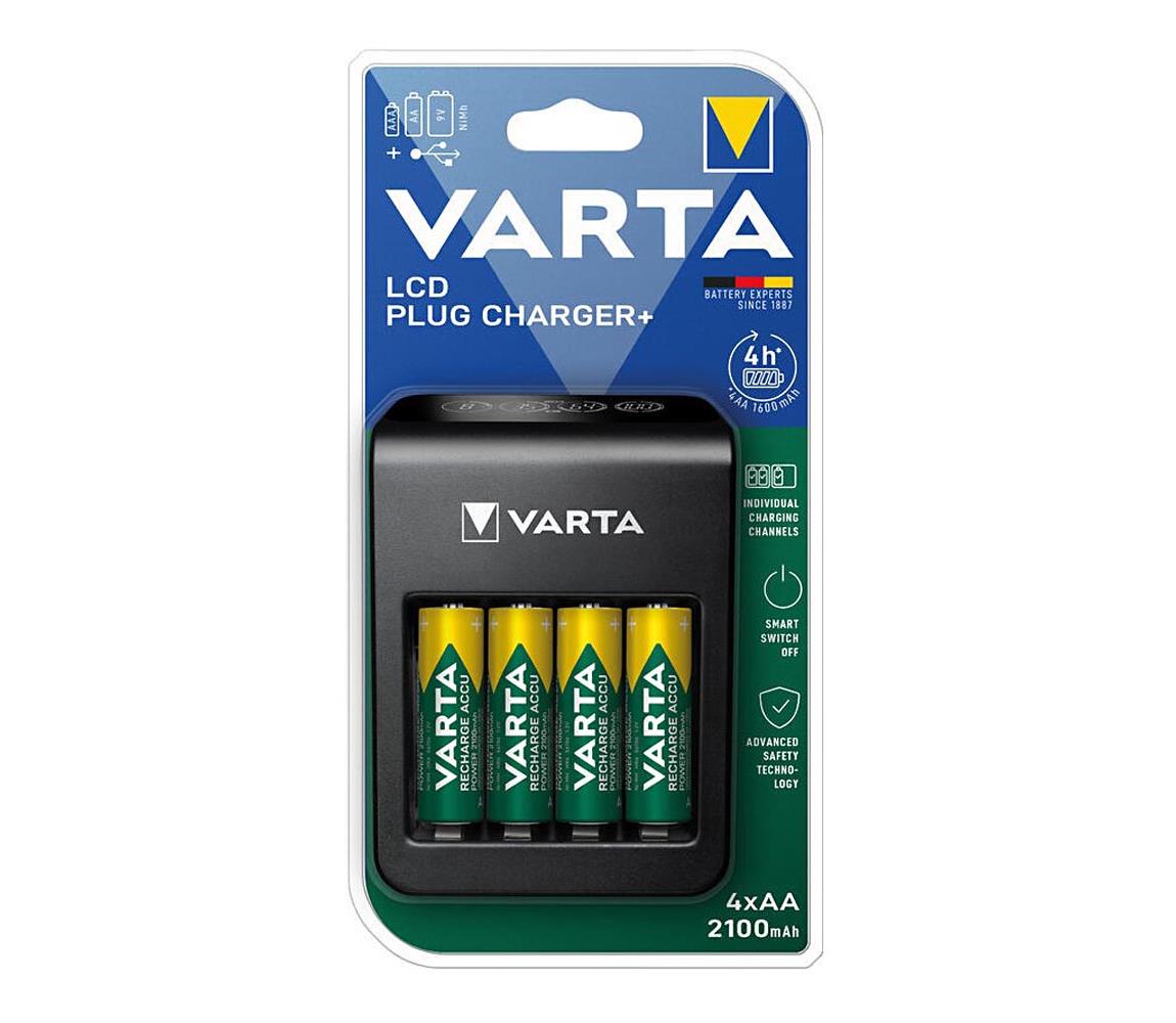 VARTA Varta 57687101441 - LCD Nabíječka baterií 4xAA/AAA 2100mAh 230V VA0230