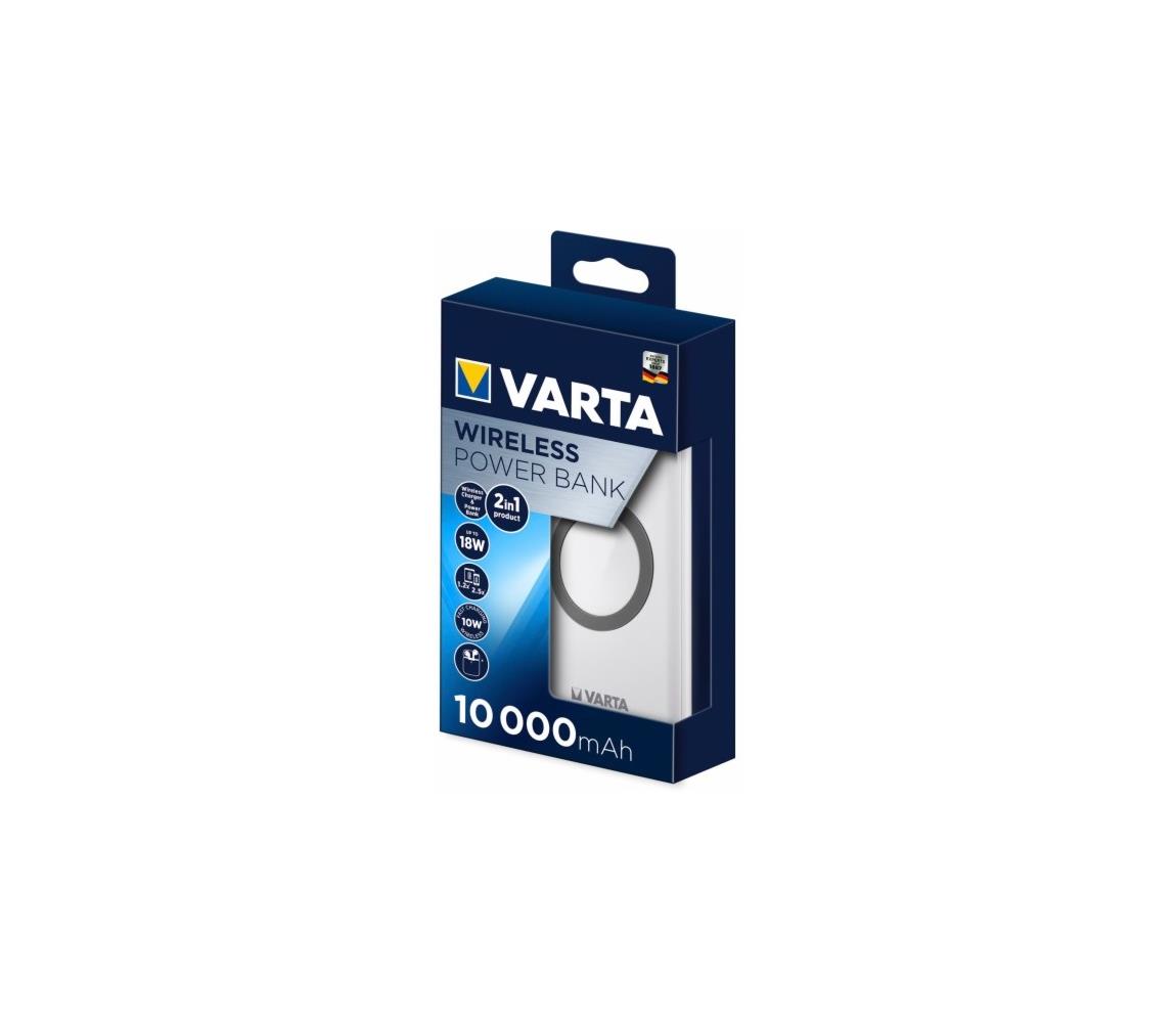 VARTA Varta 57913101111 - Power Bank s bezdrátovým nabíjením ENERGY 10000mAh/3x2,4V VA0226
