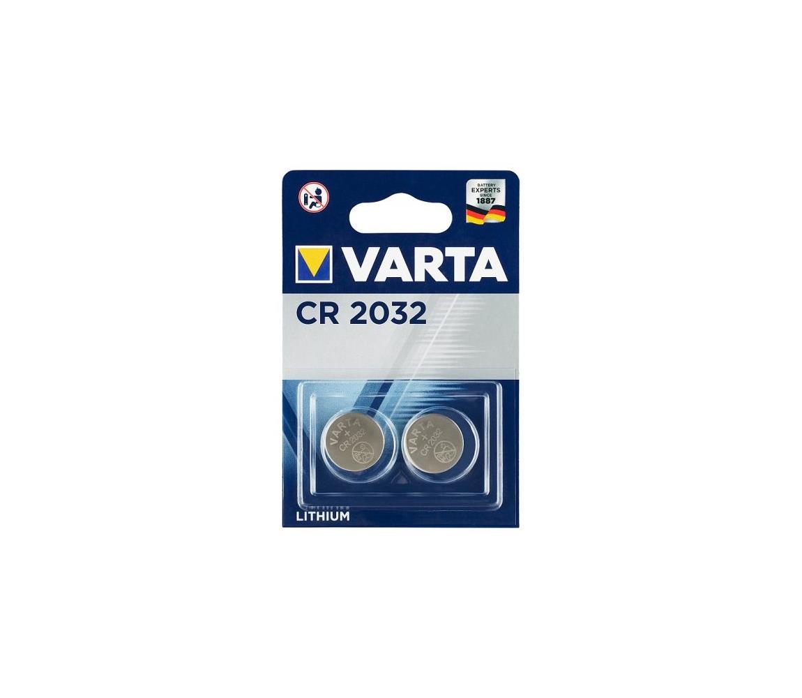 VARTA Varta 6032101402 - 2 ks Lithiová baterie knoflíková ELECTRONICS CR2032 3V VA0202
