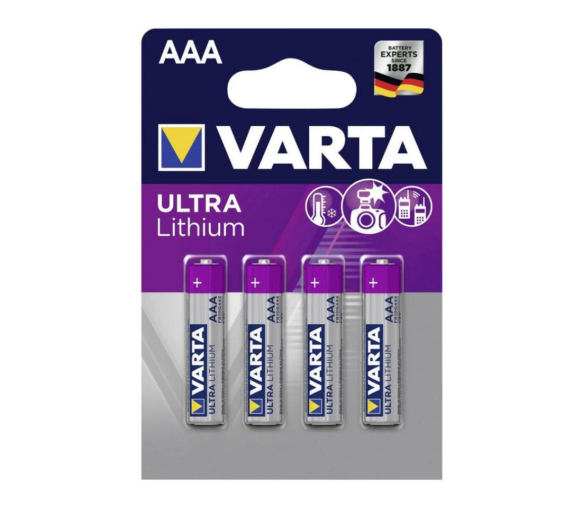 VARTA Varta 6103301404 - 4 ks Lithiová baterie ULTRA AAA 1,5V VA0182