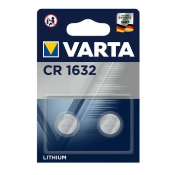 Varta 6632101402 - 2 ks Lithiová baterie knoflíková ELECTRONICS CR1632 3V