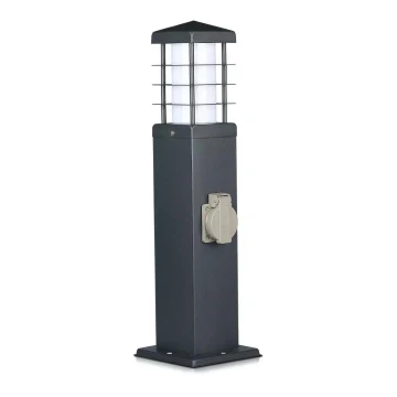 Venkovní lampa se zásuvkami 1xE27/13W/230V IP44