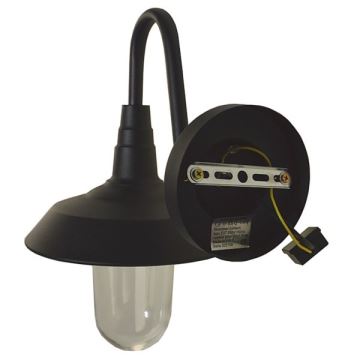 Venkovní nástěnné svítidlo NILDA 1xE27/60W/230V IP44 černá