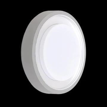 Venkovní stropní svítidlo ORIGO 1xE27/60W stříbrná IP54