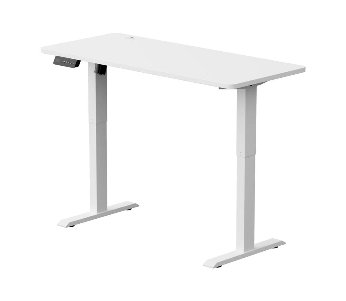 Milagro Výškově nastavitelný psací stůl LEVANO 140x60 cm bílá MI2339