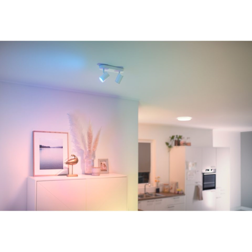 WiZ - LED RGBW Stmívatelné bodové svítidlo IMAGEO 1xGU10/4,9W/230V CRI 90 Wi-Fi bílá