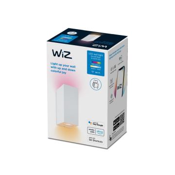 WiZ - LED RGBW Stmívatelné nástěnné svítidlo UP&DOWN 2xGU10/4,7W/230V 2200-6500K Wi-Fi CRI 90 bílá