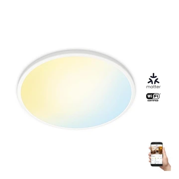 WiZ - LED Stmívatelné stropní svítidlo SUPERSLIM LED/22W/230V 2700-6500K Wi-Fi bílá