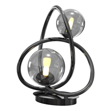 Wofi 8014-205 - LED Stolní lampa NANCY 2xG9/3,5W/230V černý chrom