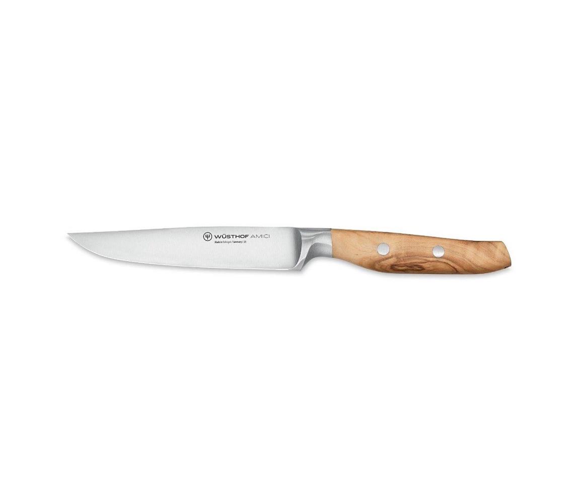 Wüsthof Wüsthof - Kuchyňský nůž steakový AMICI 12 cm olivové dřevo 