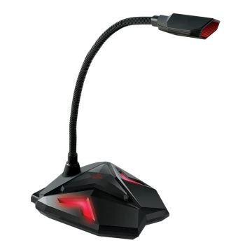 Yenkee - LED Herní USB mikrofon 5V černá/červená