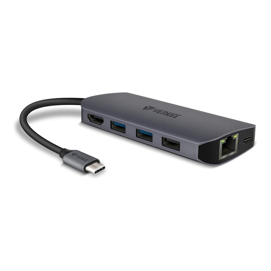 Yenkee - Víceportový adaptér 8v1 USB typu C