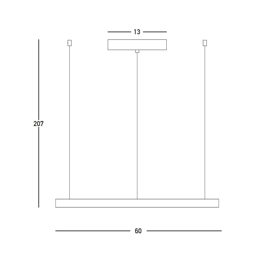 Zambelis 23032 - LED Stmívatelný lustr na lanku LED/28W/230V 3000K pr. 60 cm zlatá