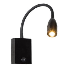 Zambelis H32 - LED Flexibilní lampička LED/3W/230V černá