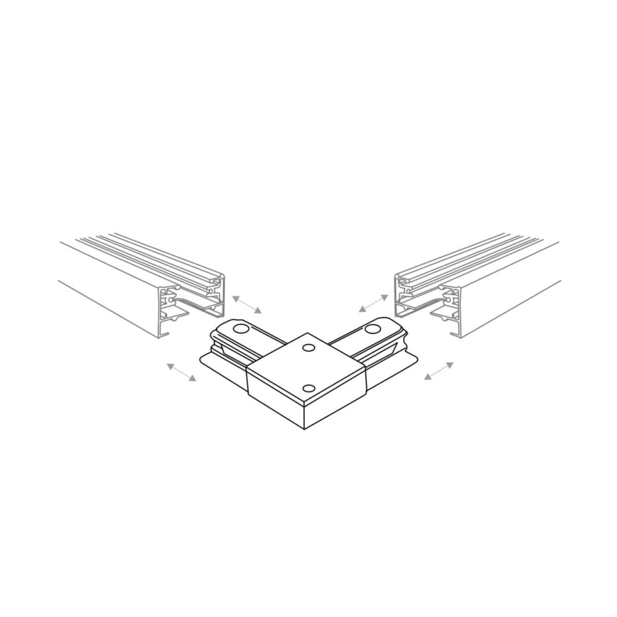 Zuma Line - Bodové svítidlo do lištového systému 8xGU10/10W/230V bílá + lištové příslušenství