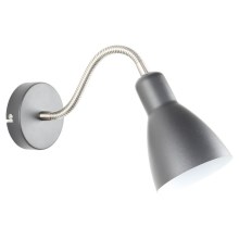 Zuma Line - Flexibilní lampička 1xE27/40W/230V šedá