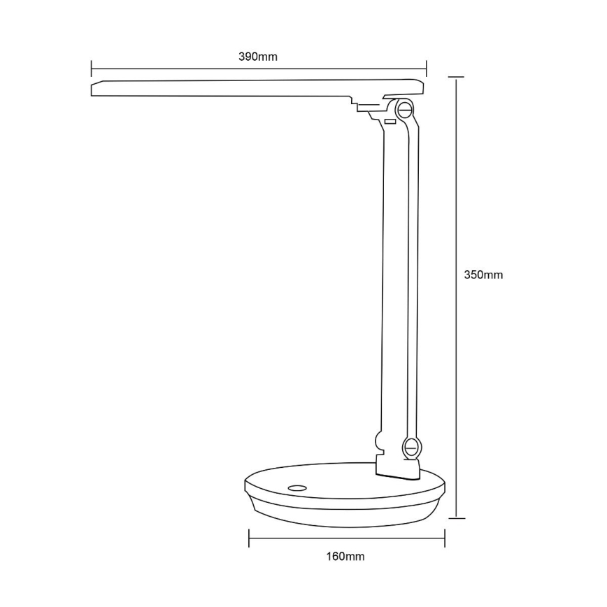 Zuma Line - LED Stolní lampa LED/5W/230V 3000-6000K bílá